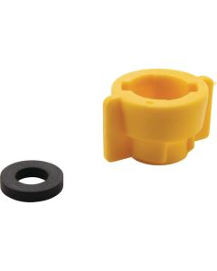 Pihusti mutter SW8/10 kollane tihendiga Lechler