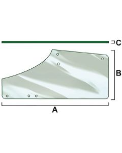 Ukse klaas LH L213354