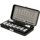 Padrunikomplekt 1/2" Torx, 9 osa