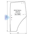 Ukse klaas LH 53.369.092 820x1450x5 ZETOR