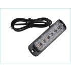 Vilkur-ohutuli LED 10-30V 115x30x10mm oranz