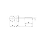 Polt M12x1,75-50 10,9 DIN931