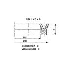 Mansett UN-80x90x5 97-4485 ZETOR