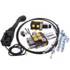 Joystick + jagaja 4 funkts + el. klapp 40L/min