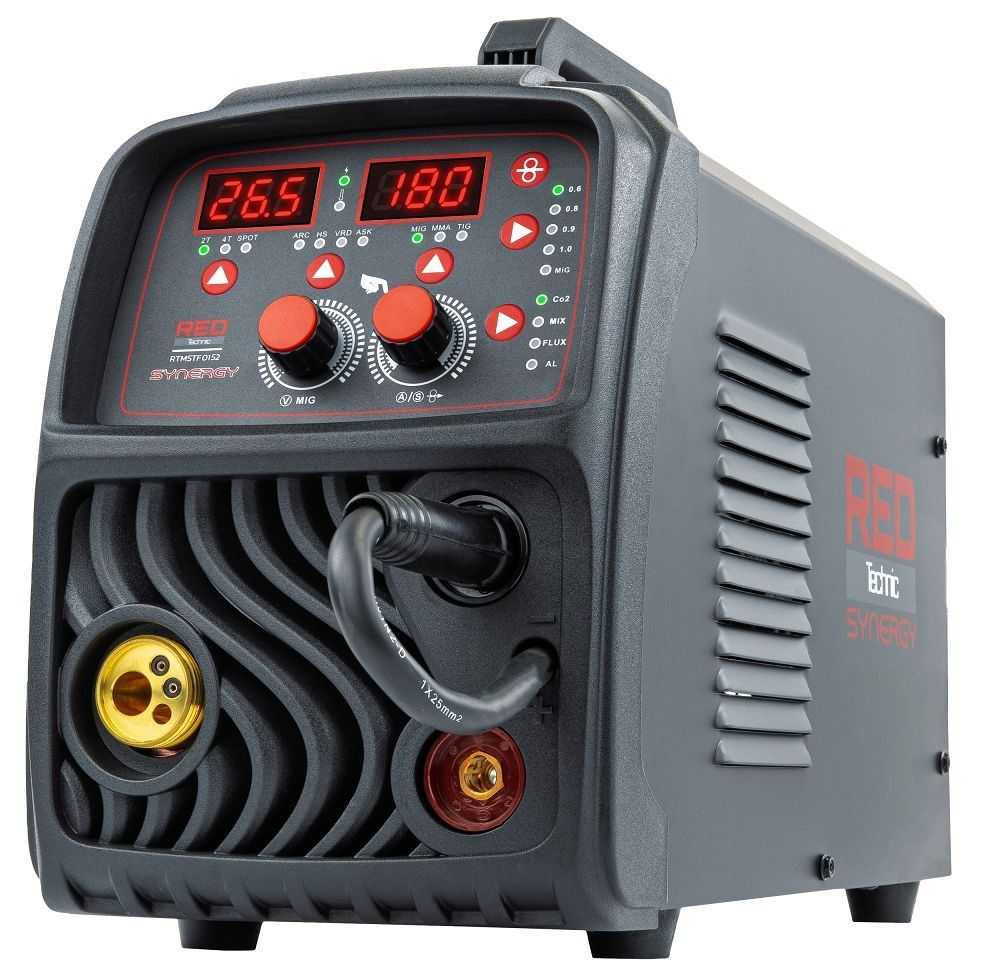 Inverter 180A MIG/MAG+MMA+TIG-LIFT RED TechnicPõllumehe kaubamaja